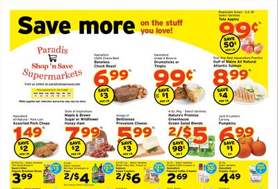 Paradis Shop'n Save Weekly Ad October 11 - 17, 2026