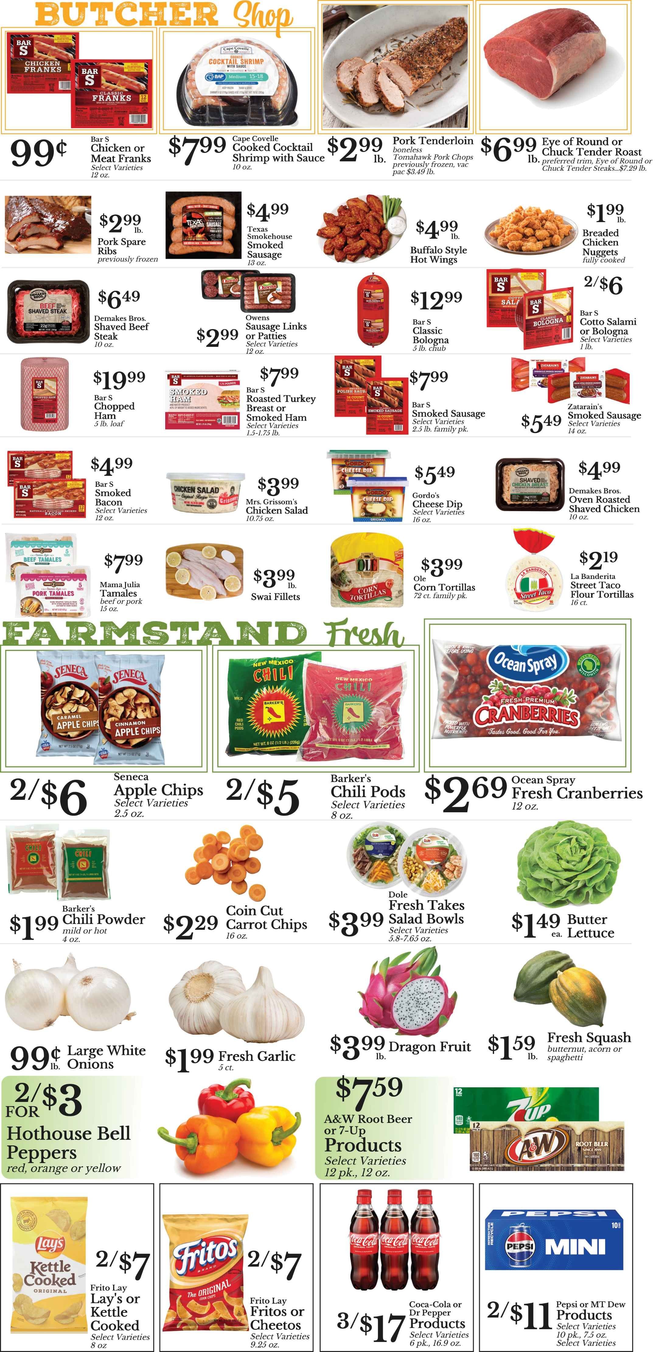 S&S Supermarket Weekly Ad October 11 - 17, 2026