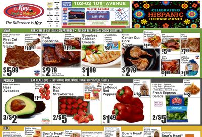 Key Fresh & Natural (102-02 101st Ave., Ozone Park, NY) Key Food Weekly Ad October 9 - 15, 2026