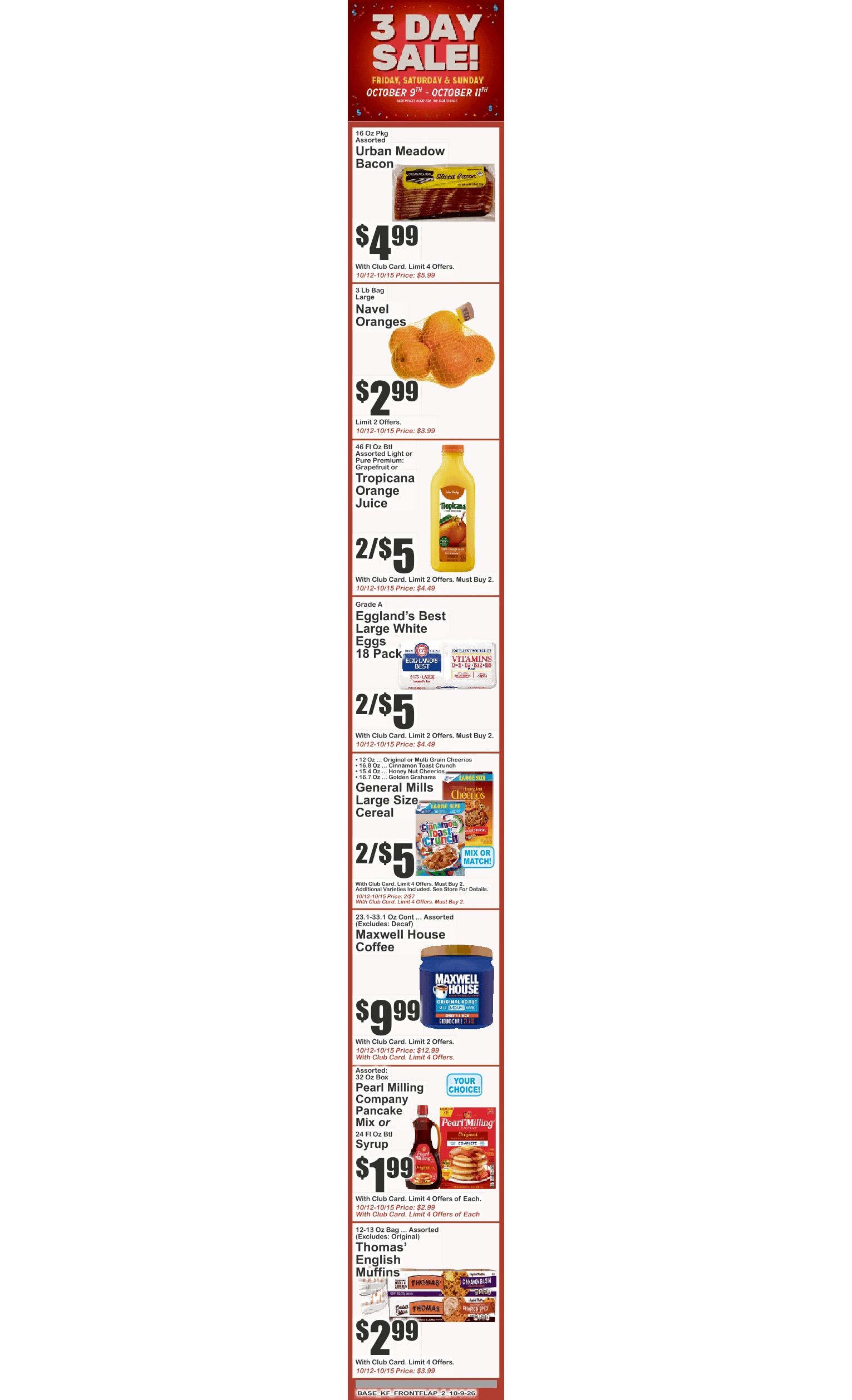 Key Fresh & Natural (102-02 101st Ave., Ozone Park, NY) Key Food Weekly Ad October 9 - 15, 2026