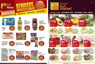 Elgin Fresh Market Weekly Ad October 8 - 14, 2026