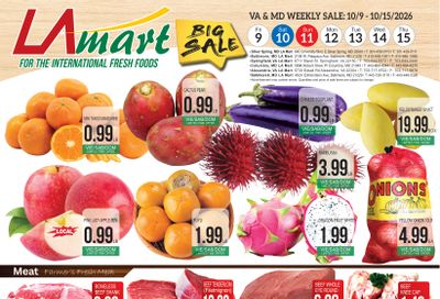 LA Mart Hispanic Weekly Ad October 9 - 15, 2026