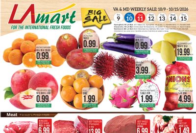 LA Mart Korean Weekly Ad October 9 - 15, 2026