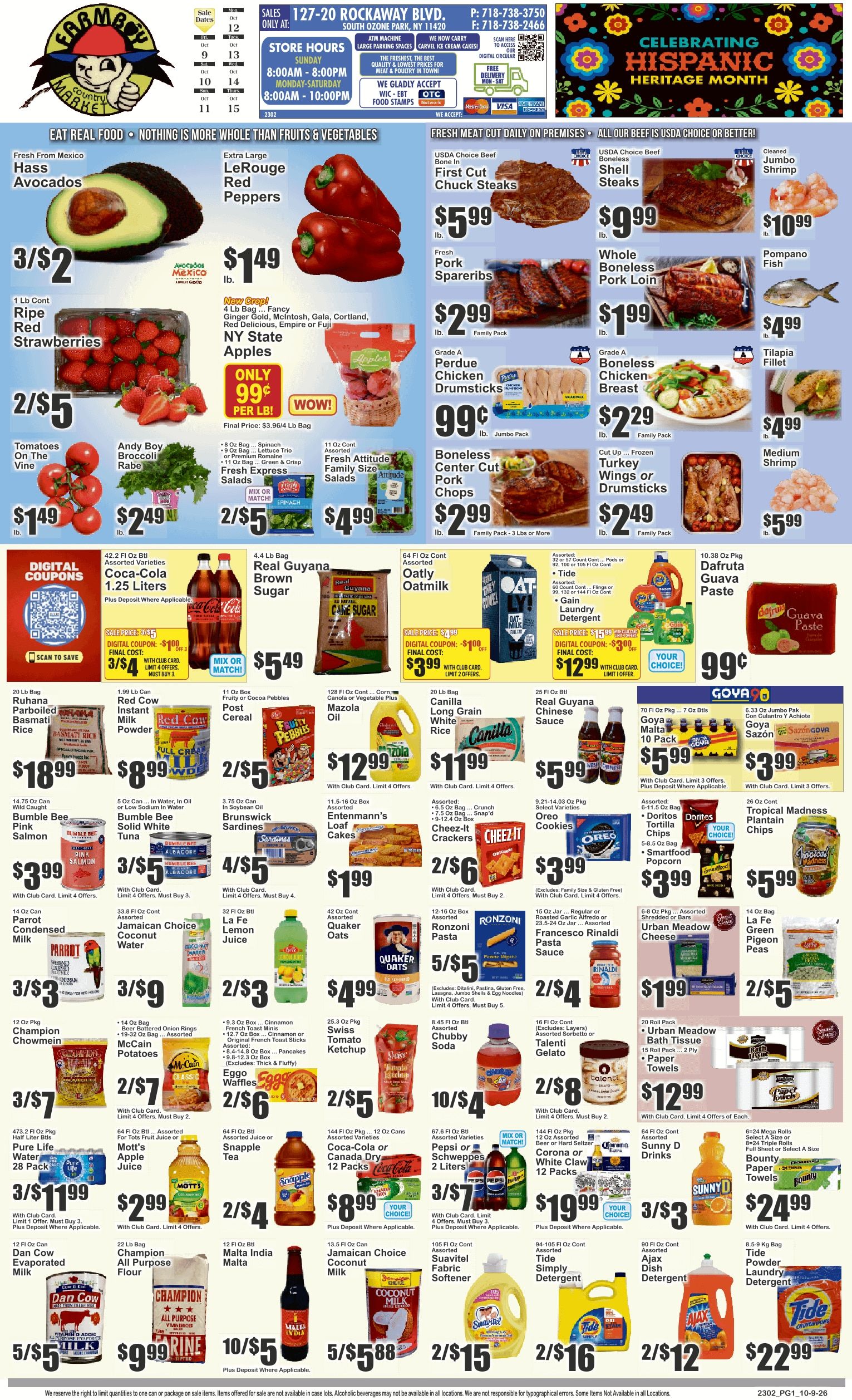Farm Boy Country Market (127-20 Rockaway Blvd, Ozone Park, NY) Key Food Weekly Ad October 9 - 15, 2026