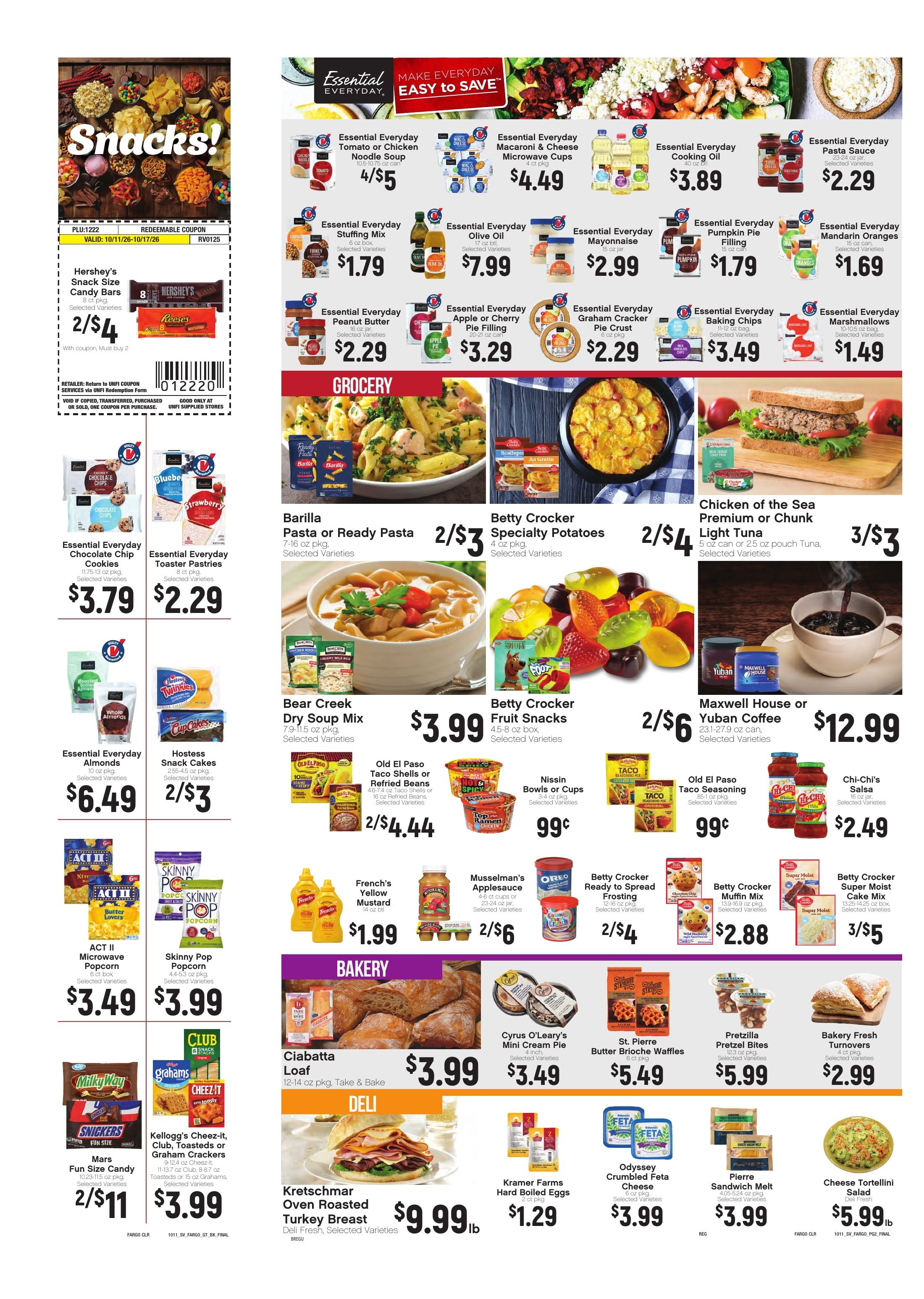 Krause's SuperValu Weekly Ad October 12 - 18, 2026