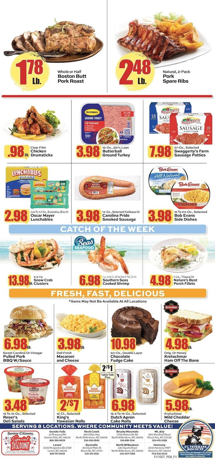 Fairvalue Marketplace Weekly Ad October 7 - 13, 2026