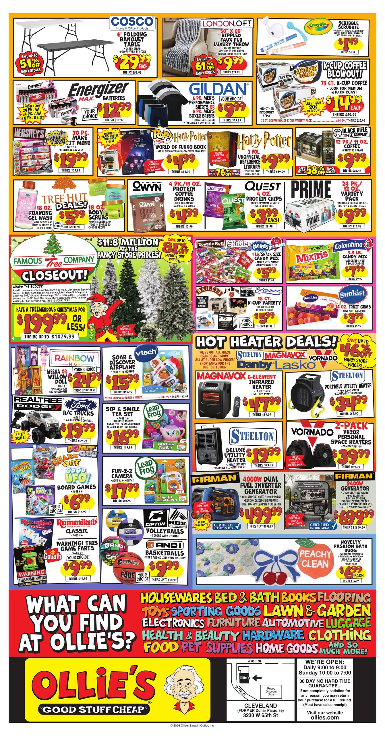 Ollie's Bargain Outlet (Cleveland Area, OH) Weekly Ad October 21 - November 9, 2026