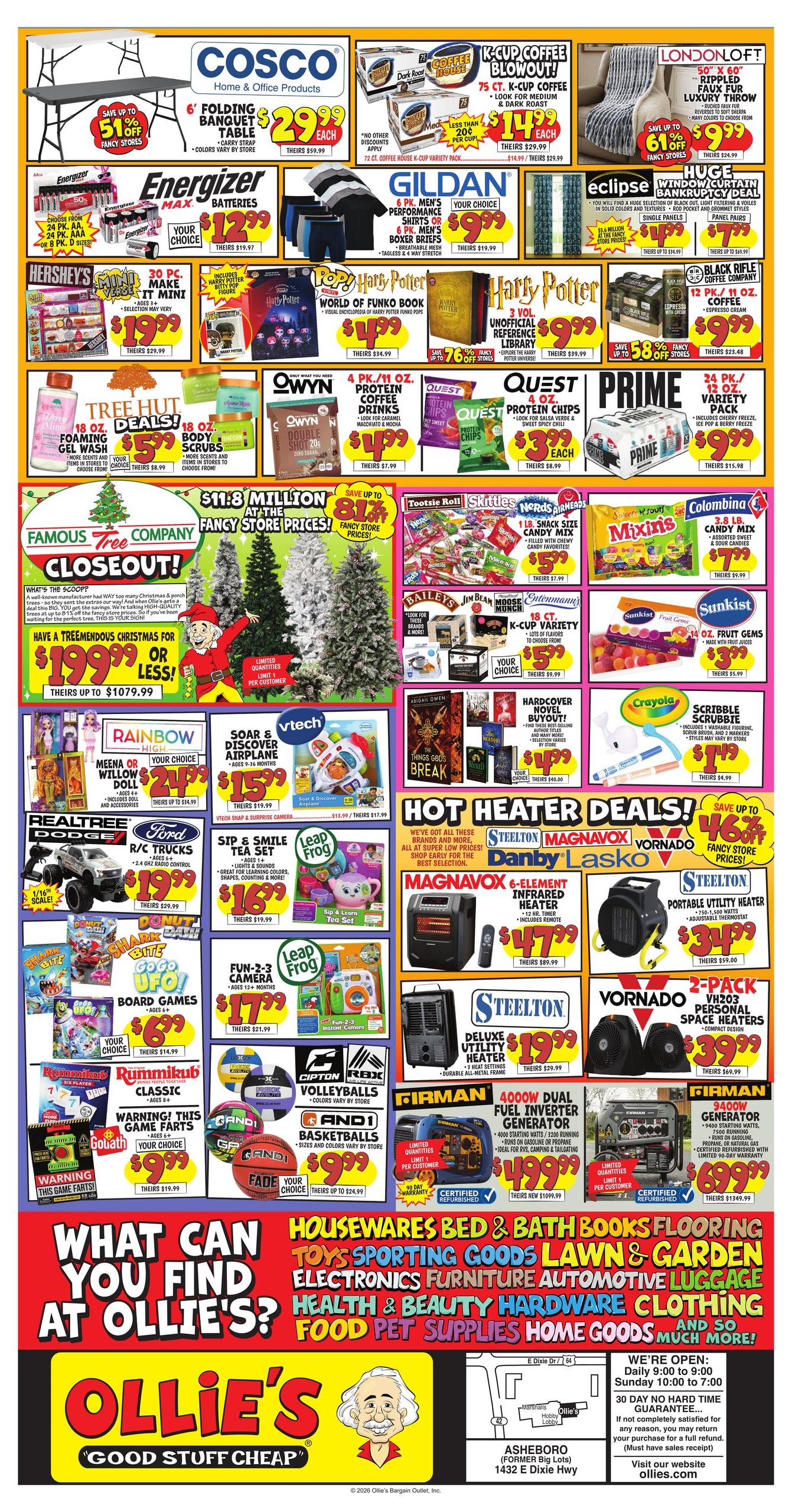 Ollie's Bargain Outlet (Concord Area, NC) Weekly Ad October 21 - November 9, 2026