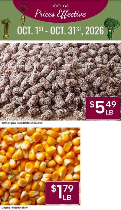Rutabagas Natural Food Market (Inverness, FL) Weekly Ad October 1 - 31, 2026