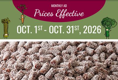 Rutabagas Natural Food Market (Inverness, FL) Weekly Ad October 1 - 31, 2026