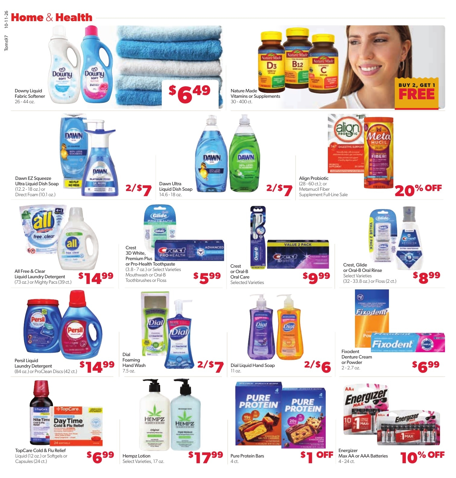 Tom's Food Center (Okemos, MI) Weekly Ad October 11 - 17, 2026