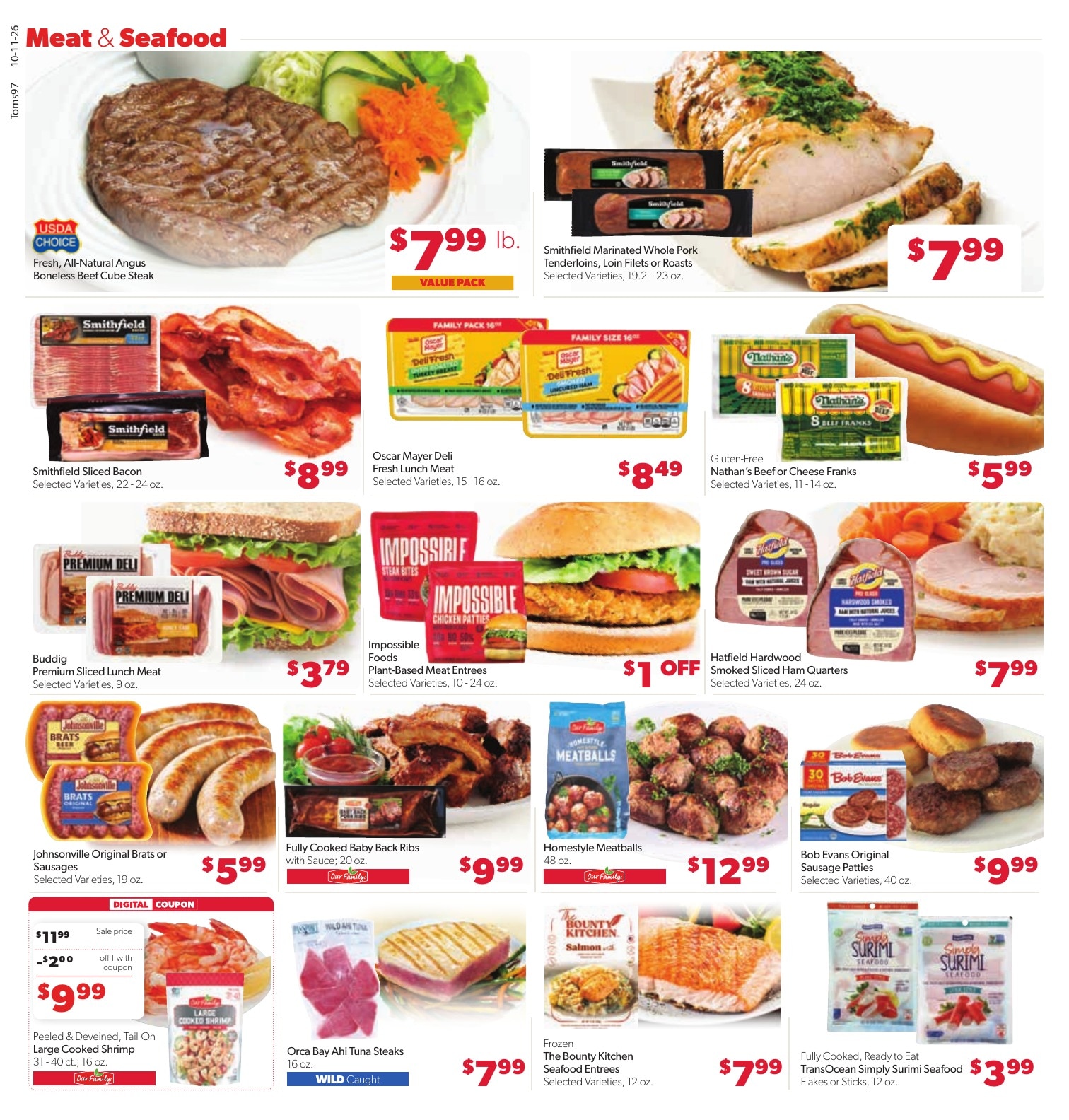 Tom's Food Center (Okemos, MI) Weekly Ad October 11 - 17, 2026