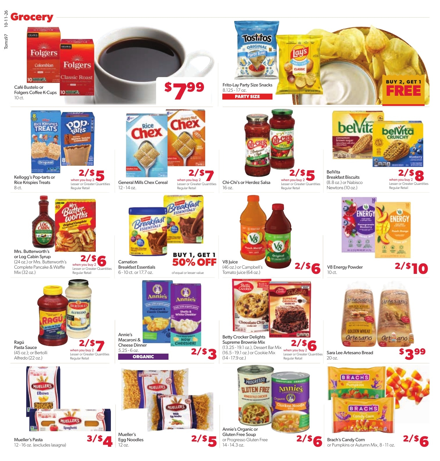 Tom's Food Center (Okemos, MI) Weekly Ad October 11 - 17, 2026