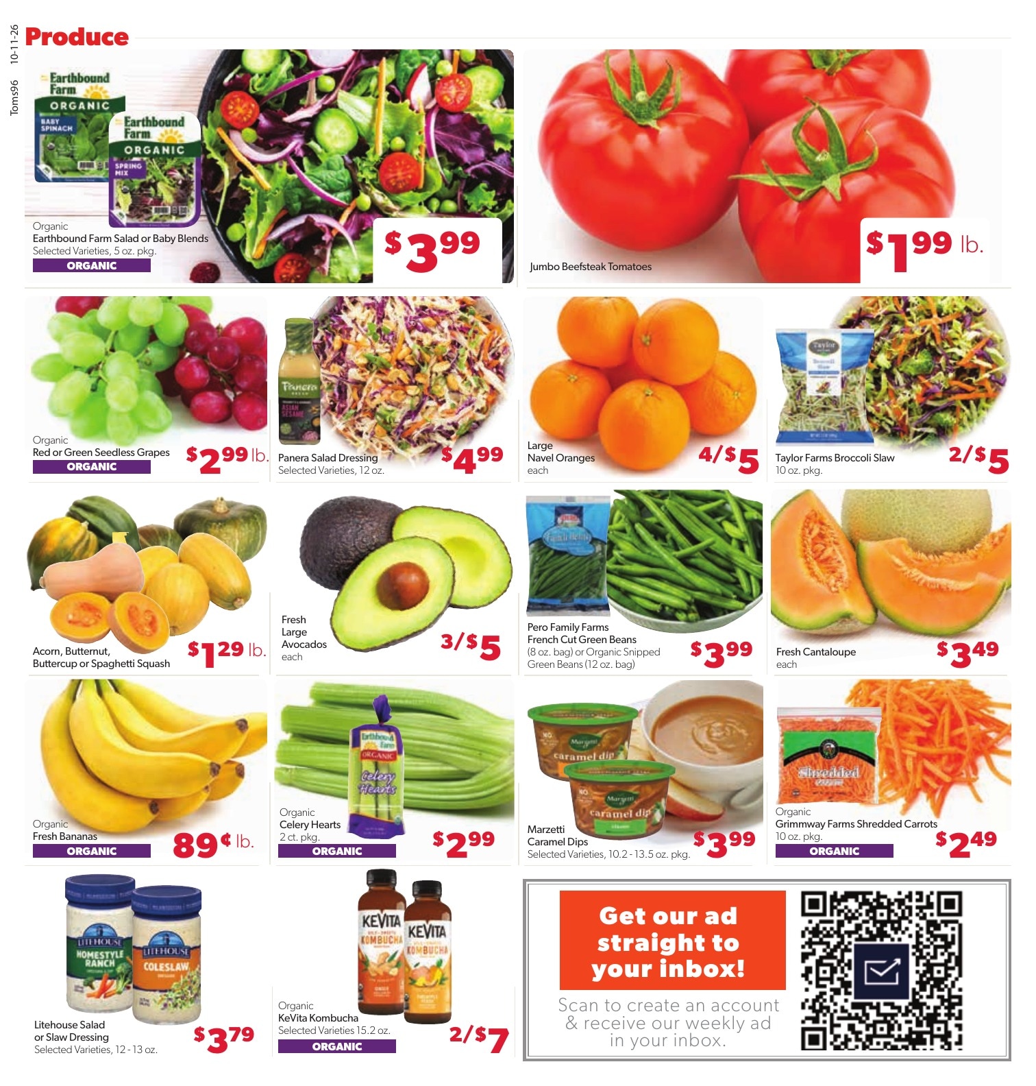 Tom's Food Center (Portland, MI) Weekly Ad October 11 - 17, 2026