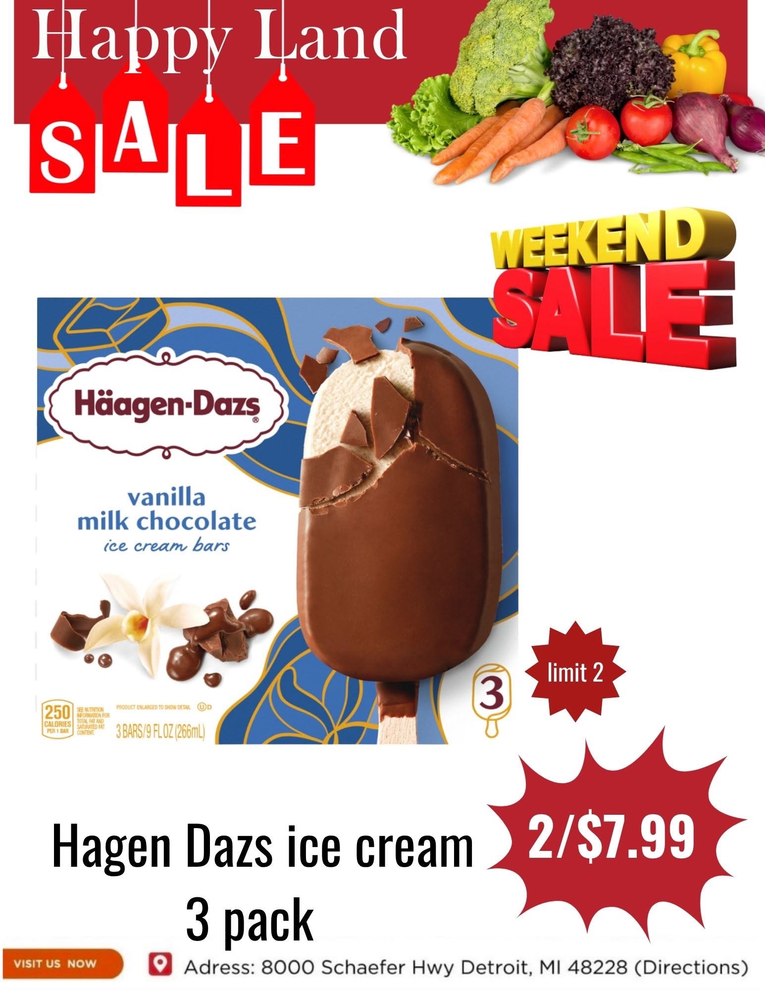 Happy Land Market (8000 Schaefer Highway, Detroit, MI) Weekly Ad October 10 - 10, 2026