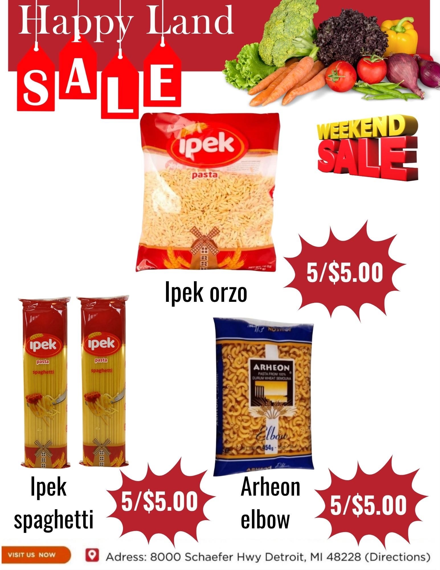 Happy Land Market (8000 Schaefer Highway, Detroit, MI) Weekly Ad October 10 - 10, 2026
