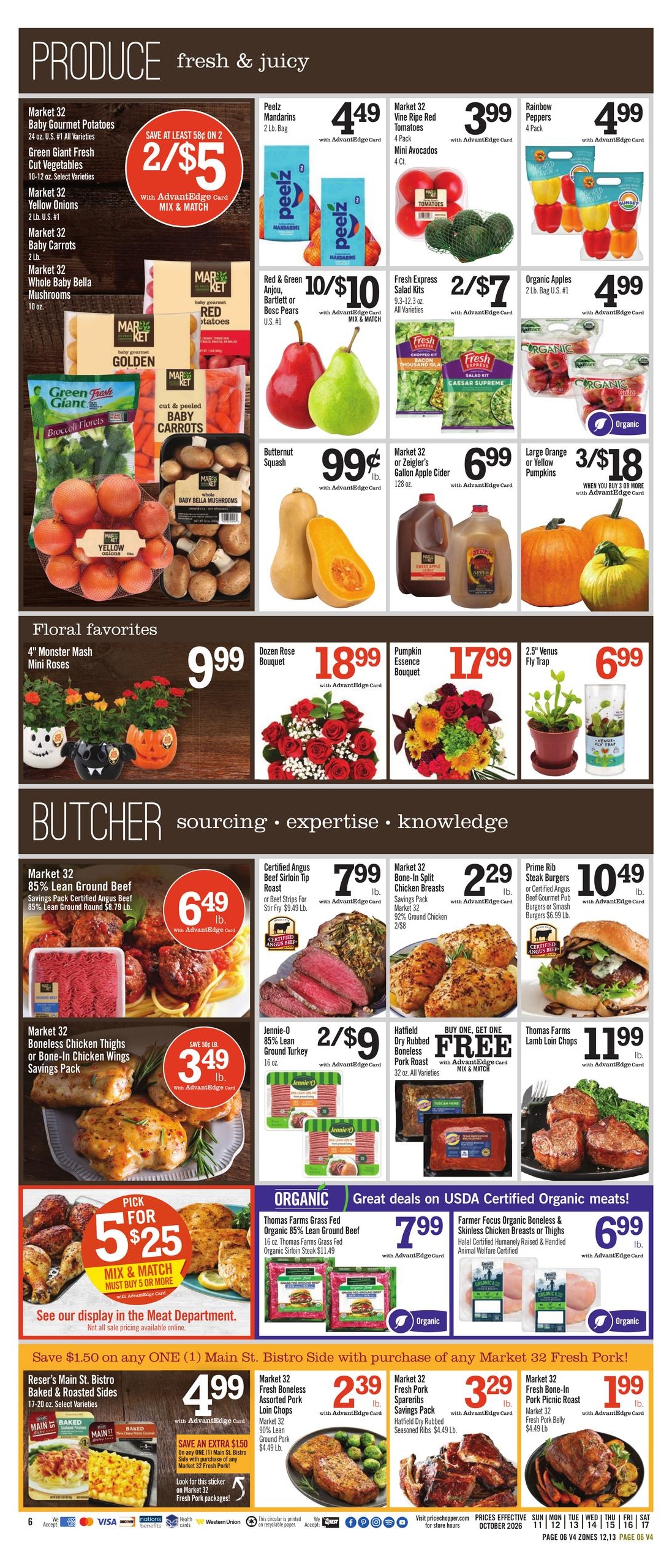 Price Chopper (Bethlehem Area, NH) Weekly Ad October 11 - 17, 2026