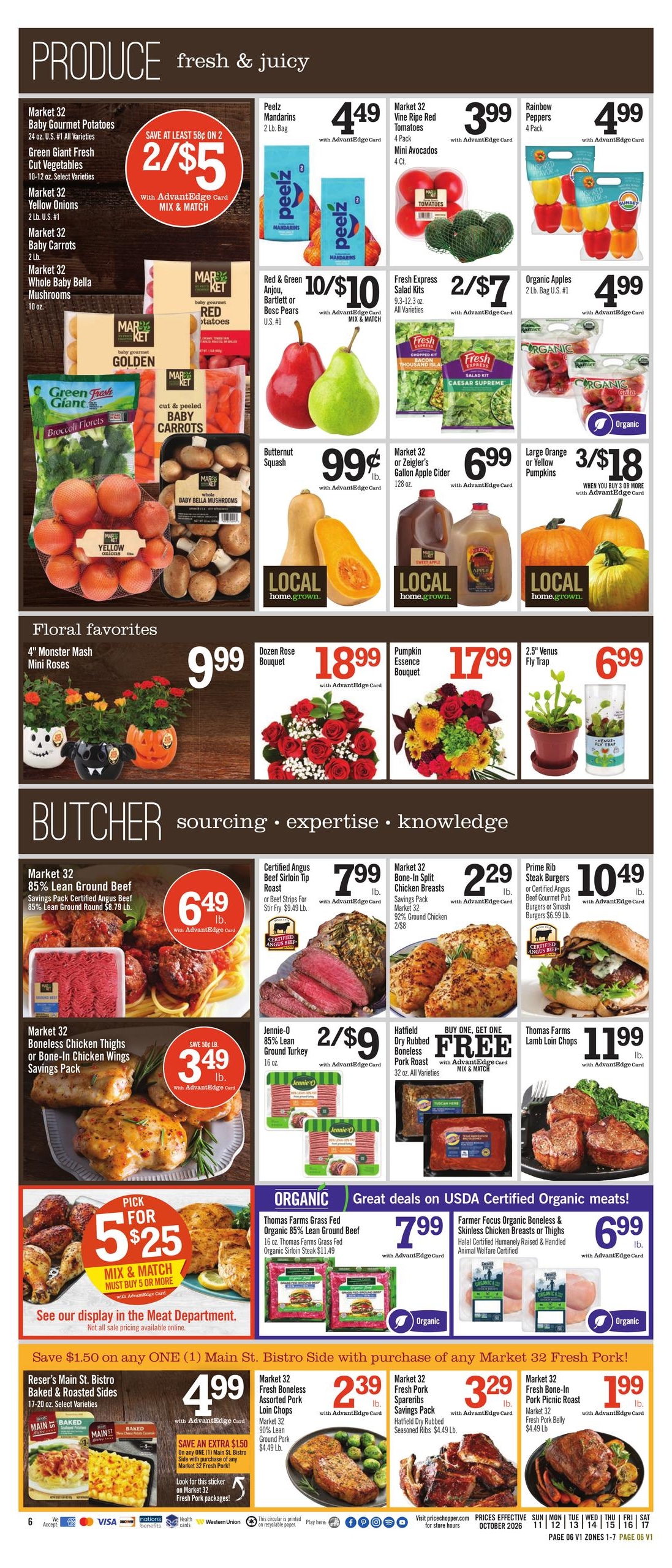 Price Chopper (Forestport Area, NY) Weekly Ad October 11 - 17, 2026