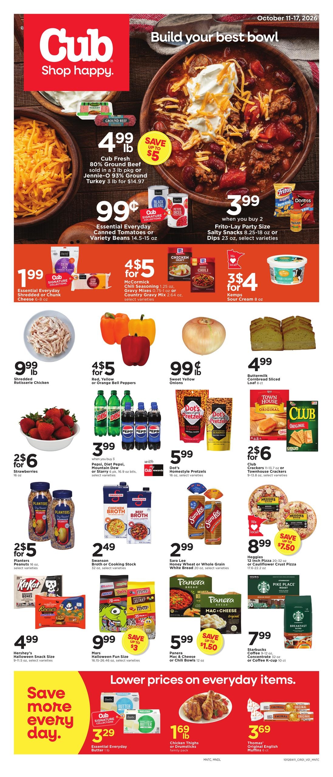 Cub Foods (Bock Area, MN) Weekly Savings Weekly Ad October 11 - 17, 2026