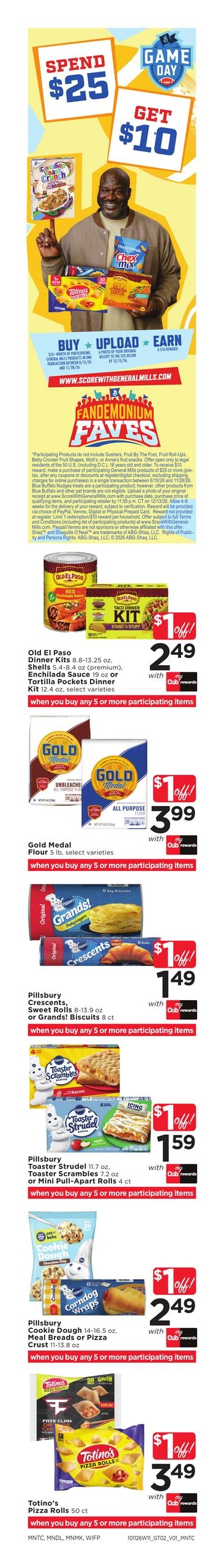 Cub Foods (Bock Area, MN) Weekly Savings Weekly Ad October 11 - 17, 2026