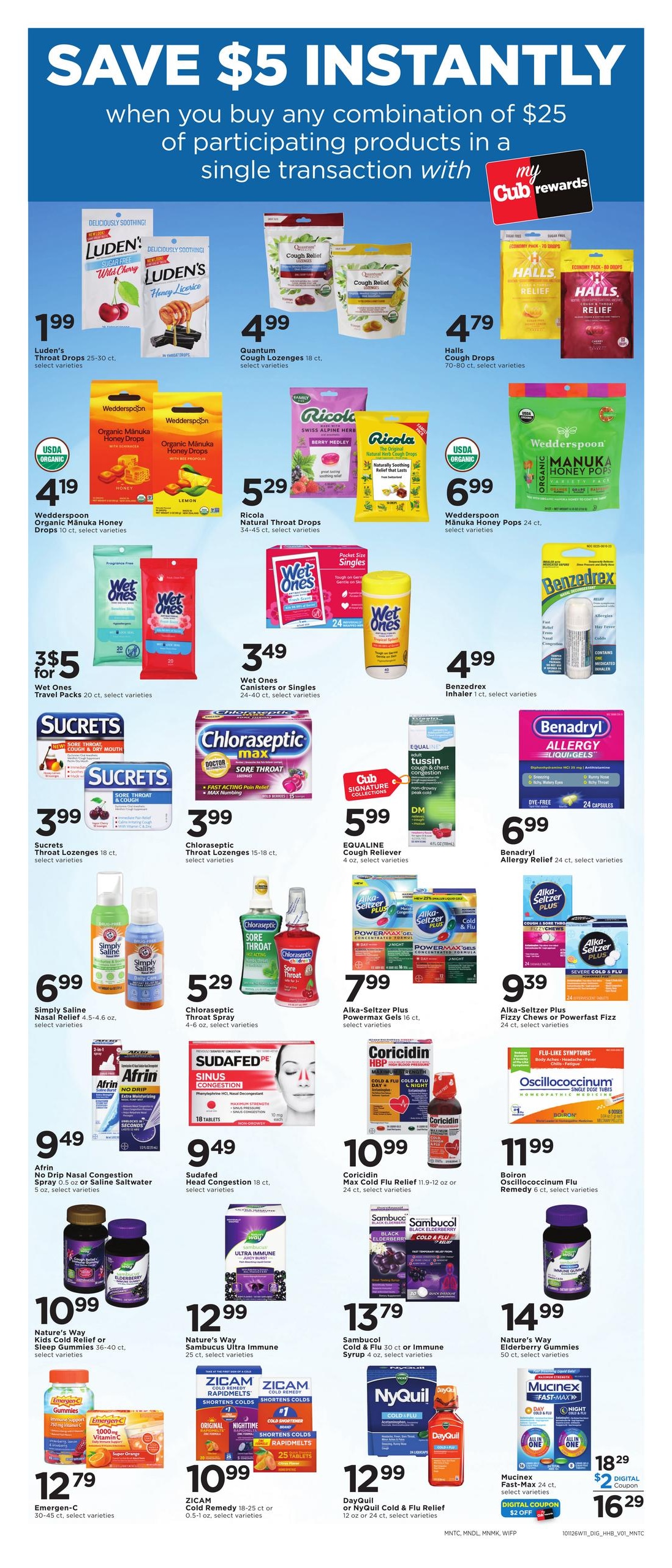 Cub Foods (Bock Area, MN) Weekly Savings Weekly Ad October 11 - 17, 2026