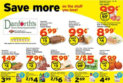 Danforth's Supermarket Weekly Ad October 11 - 17, 2026