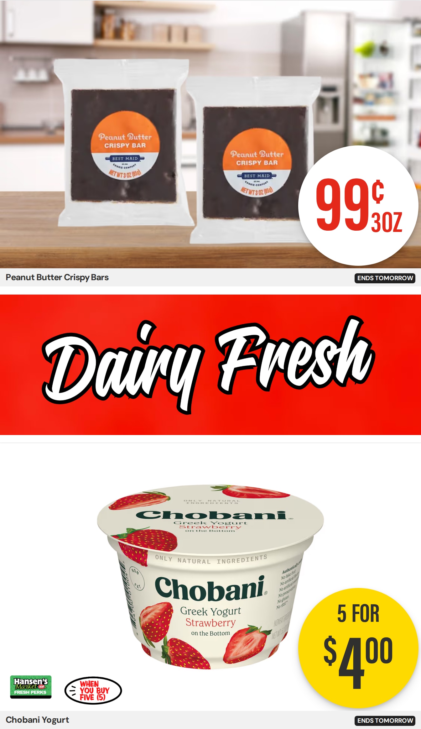 Hansen's IGA Wisconsin (Black River Falls, WI) Weekly Ad October 5 - 11, 2026