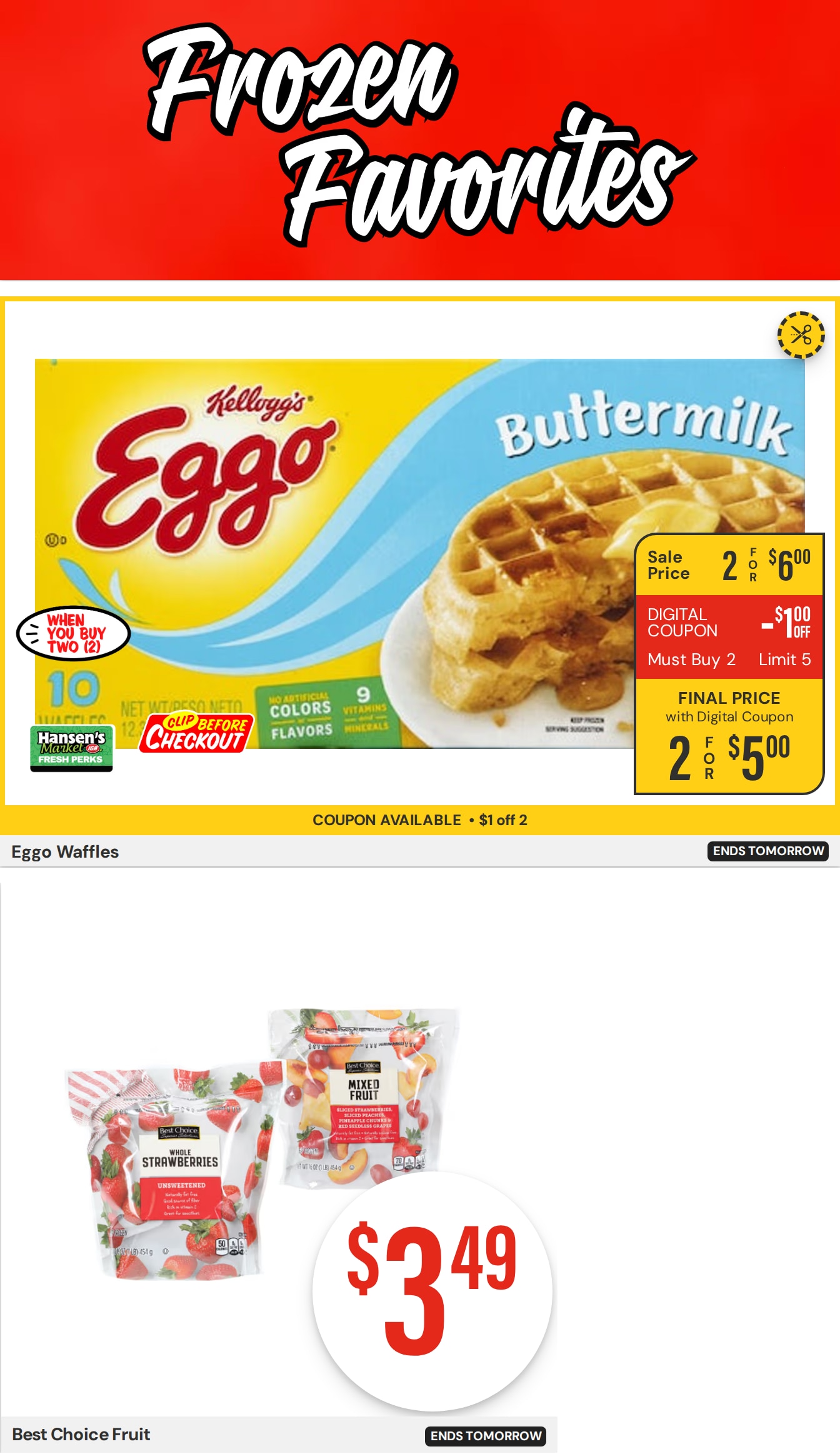 Hansen's IGA Wisconsin (Black River Falls, WI) Weekly Ad October 5 - 11, 2026