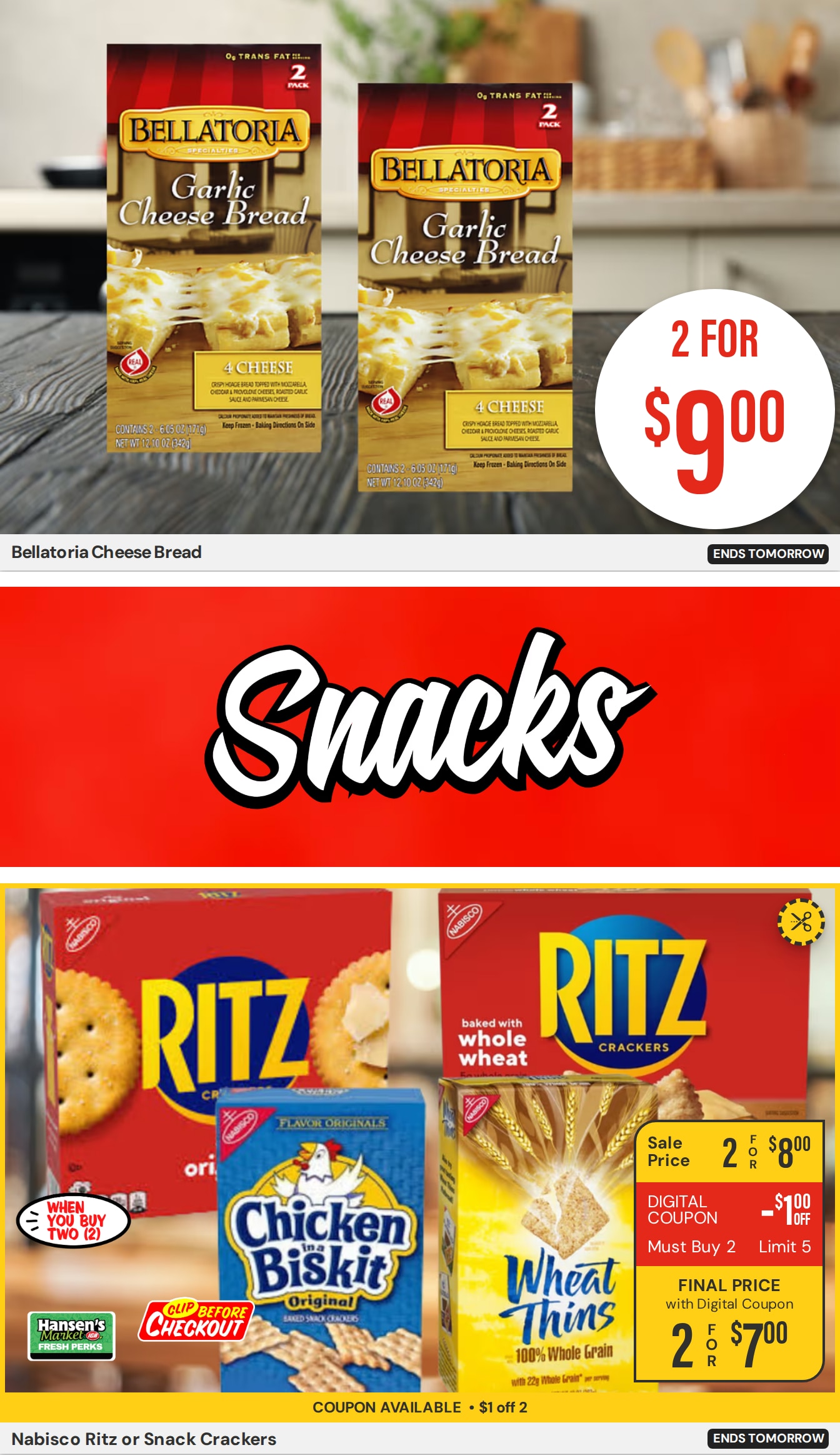 Hansen's IGA Wisconsin (Black River Falls, WI) Weekly Ad October 5 - 11, 2026