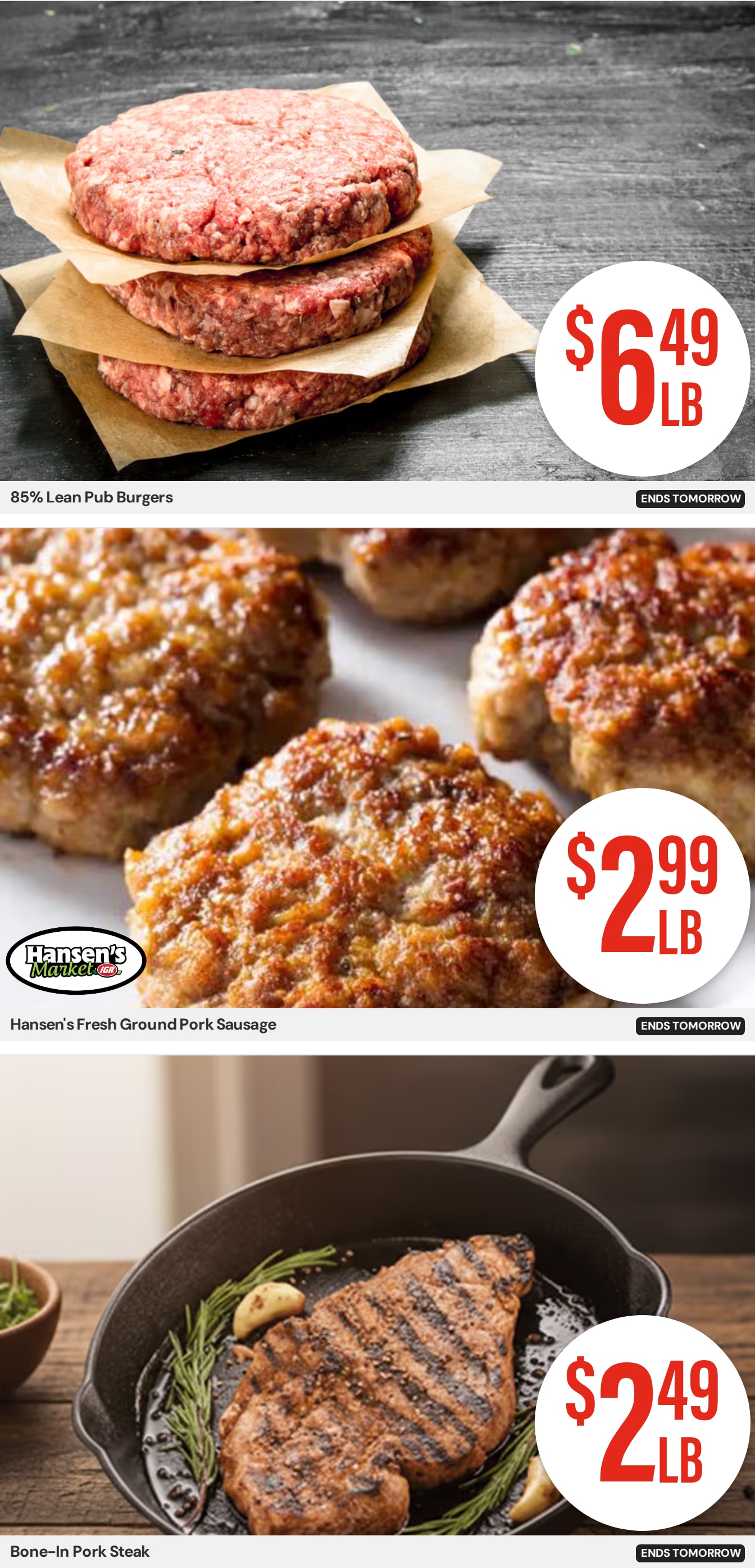 Hansen's IGA Wisconsin (Black River Falls, WI) Weekly Ad October 5 - 11, 2026