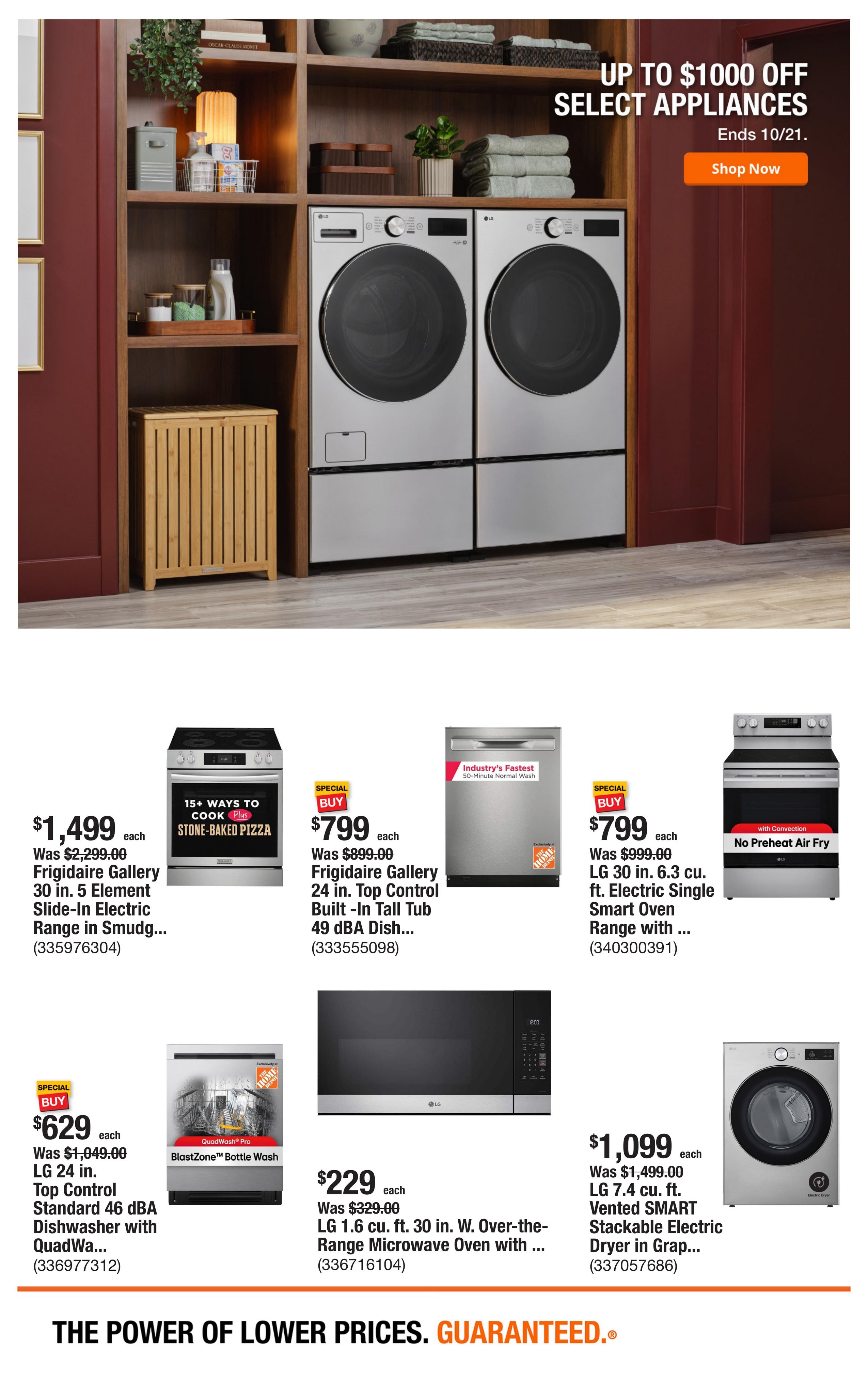 Home Depot (Ada Area, MI) Weekly Ad October 8 - 22, 2026