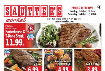 Sautter's Market Weekly Ad October 11 - 17, 2026