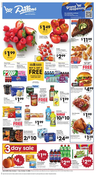 Dillons (Lecompton-Perry Area, KS) Weekly Ad October 7 - 13, 2026