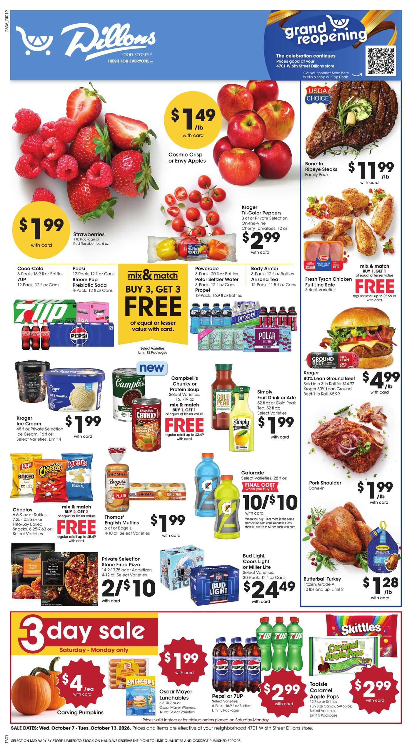 Dillons (Lecompton-Perry Area, KS) Weekly Ad October 7 - 13, 2026