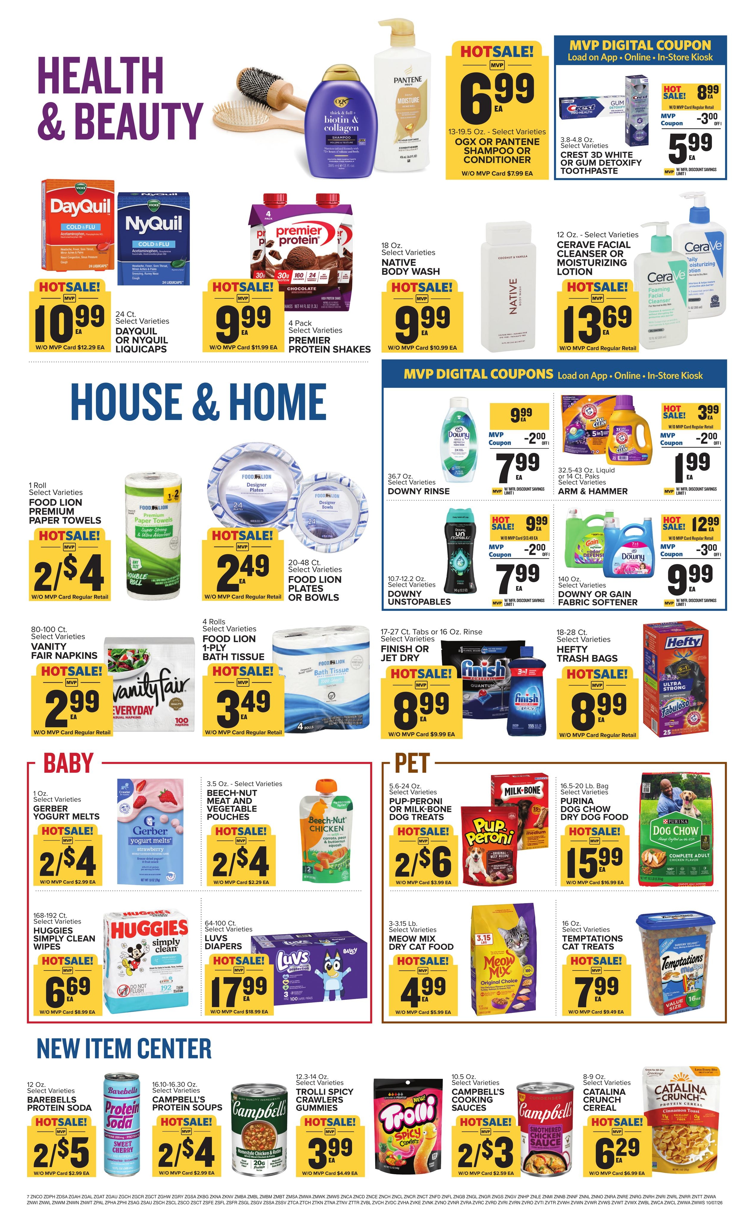 Food Lion (Mentone Area, AL) Weekly Ad October 7 - 13, 2026