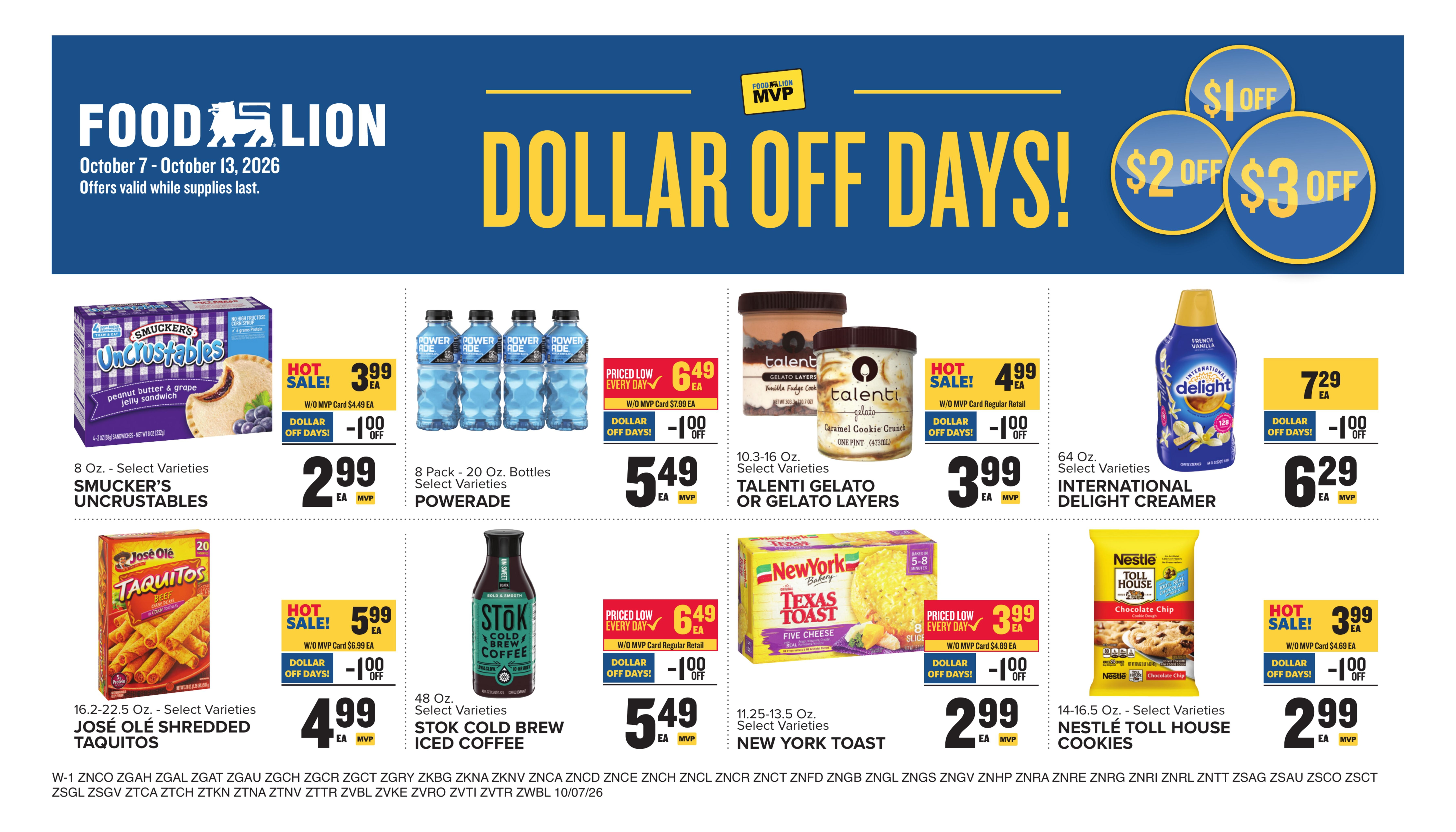 Food Lion (Mentone Area, AL) Weekly Ad October 7 - 13, 2026