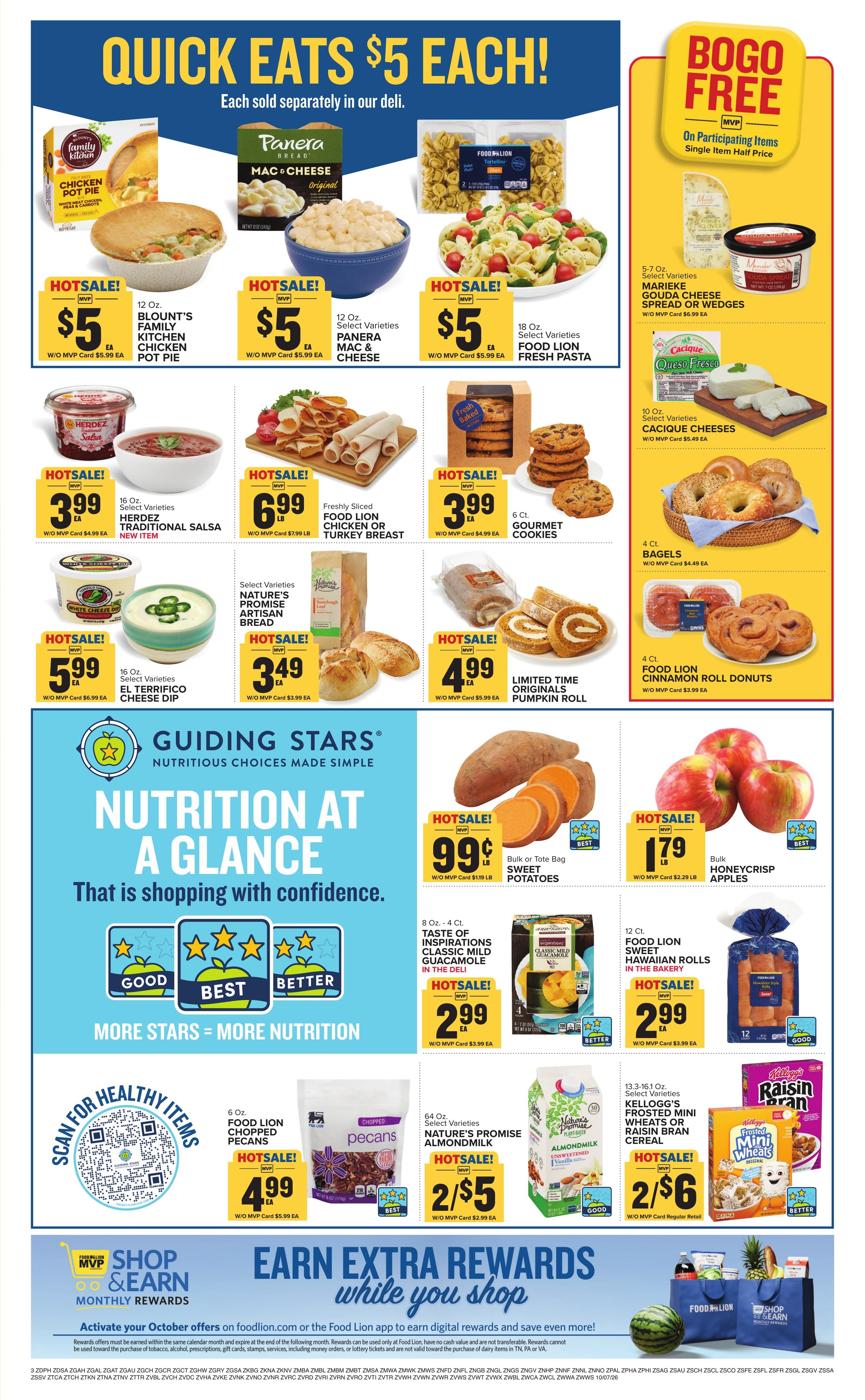 Food Lion (Mentone Area, AL) Weekly Ad October 7 - 13, 2026