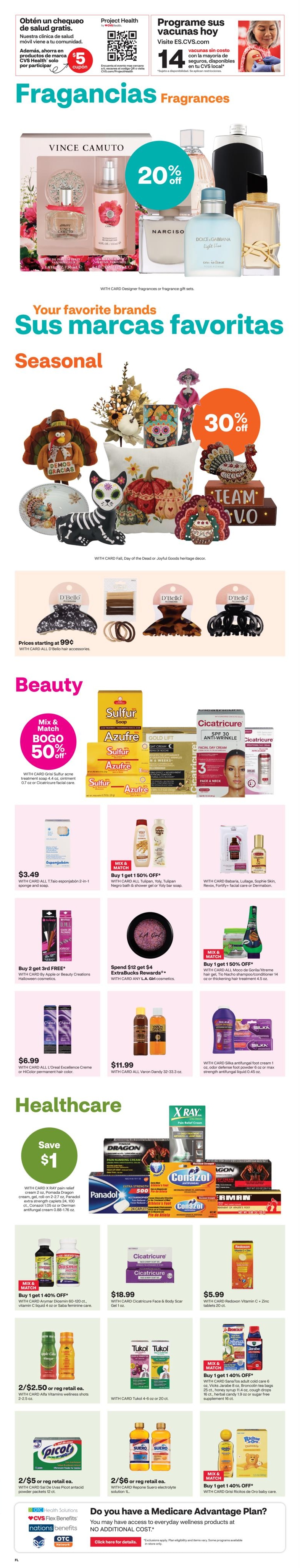 CVS Pharmacy (Altamonte Springs Area, FL) y más Weekly Ad October 11 - 24, 2026