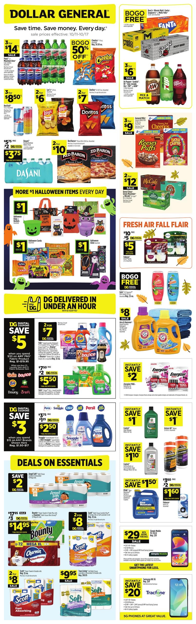 Dollar General (Alpena Area, AR) Weekly Ad October 11 - 17, 2026