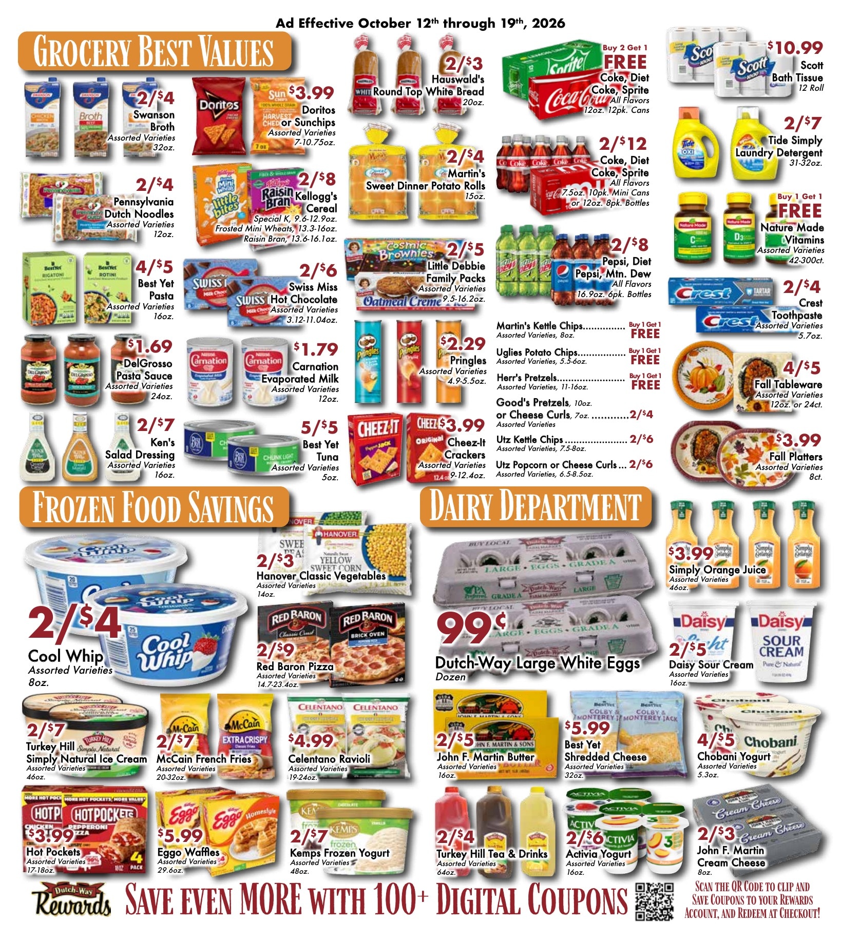 Dutch-Way Farm Market Weekly Ad October 12 - 19, 2026