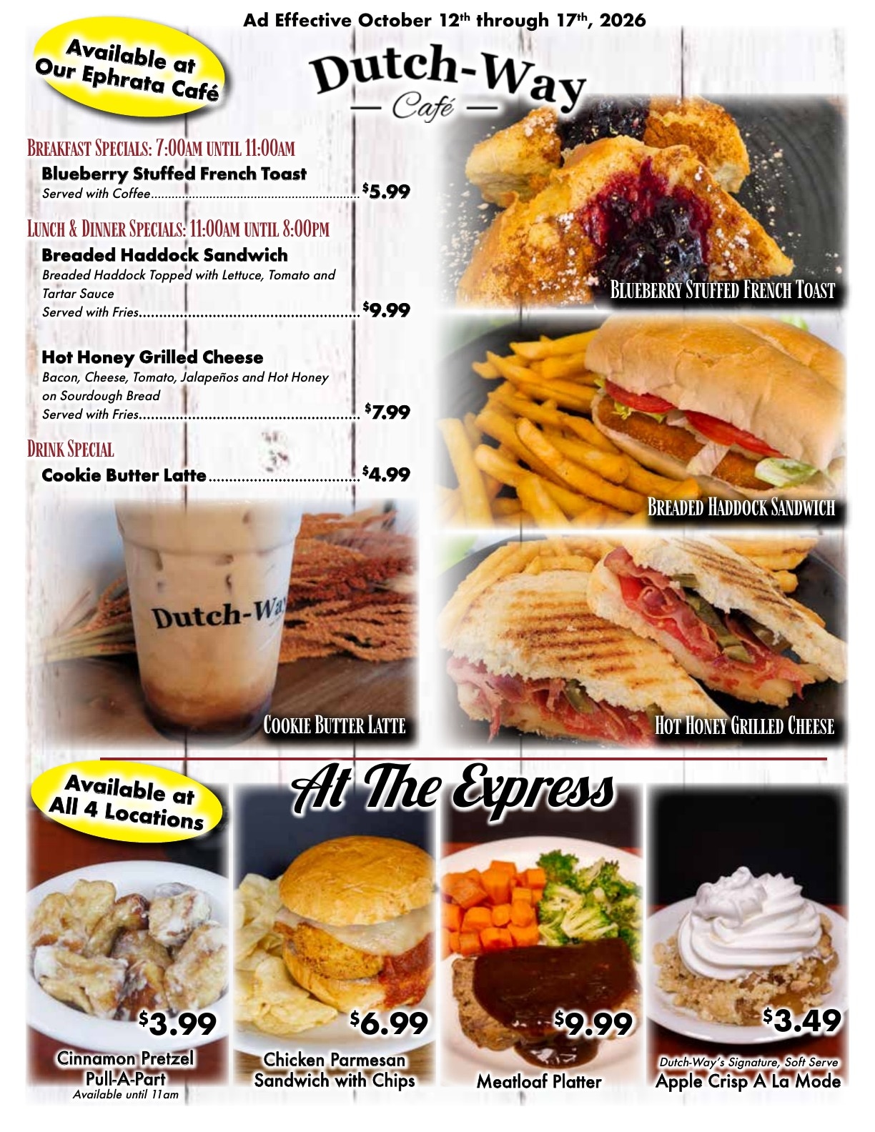 Dutch-Way Farm Market Weekly Ad October 12 - 19, 2026