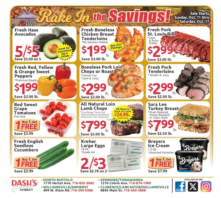 Dash's Market Weekly Ad October 11 - 17, 2026