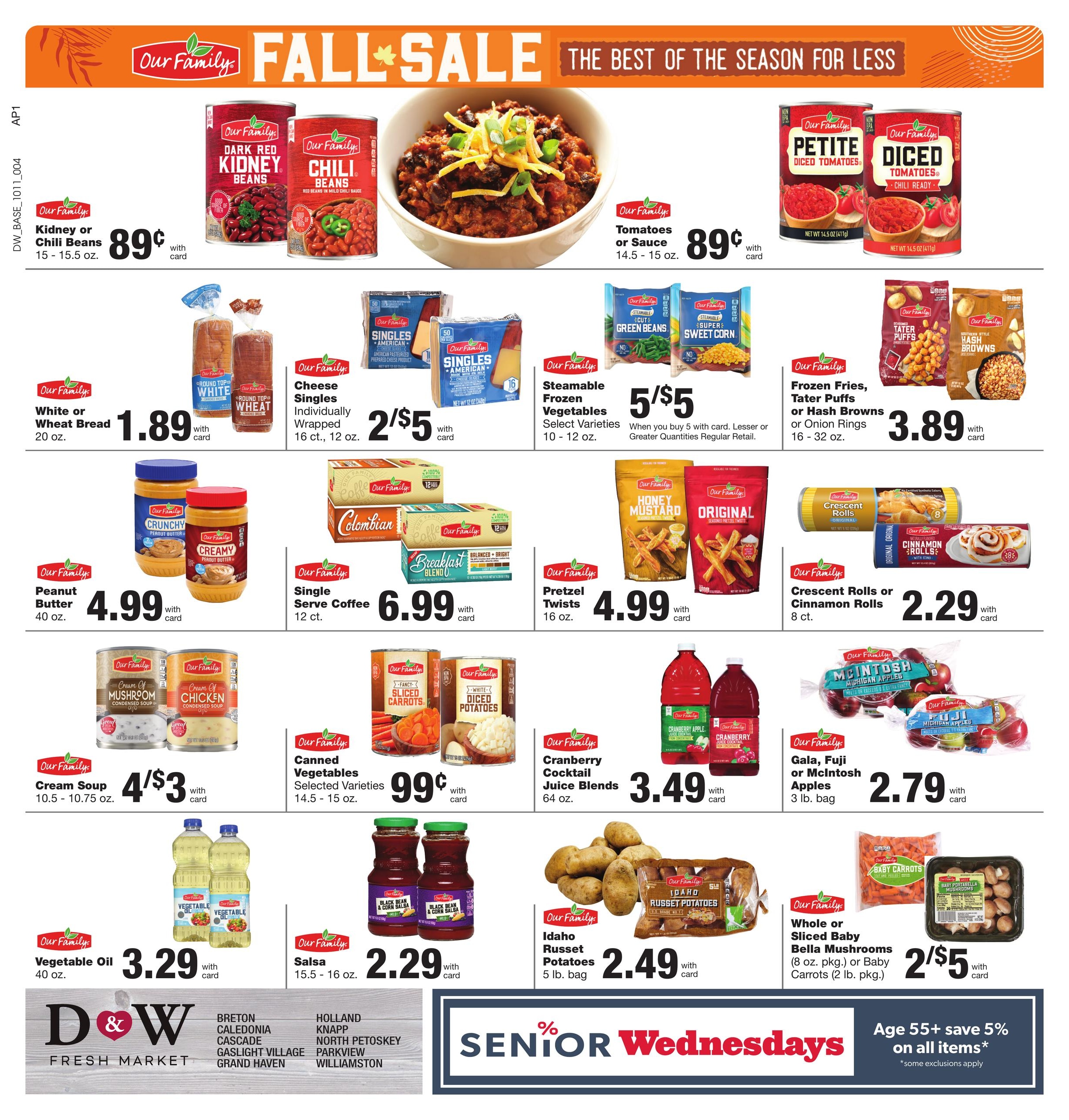 D&W Fresh Market Weekly Ad October 11 - 17, 2026