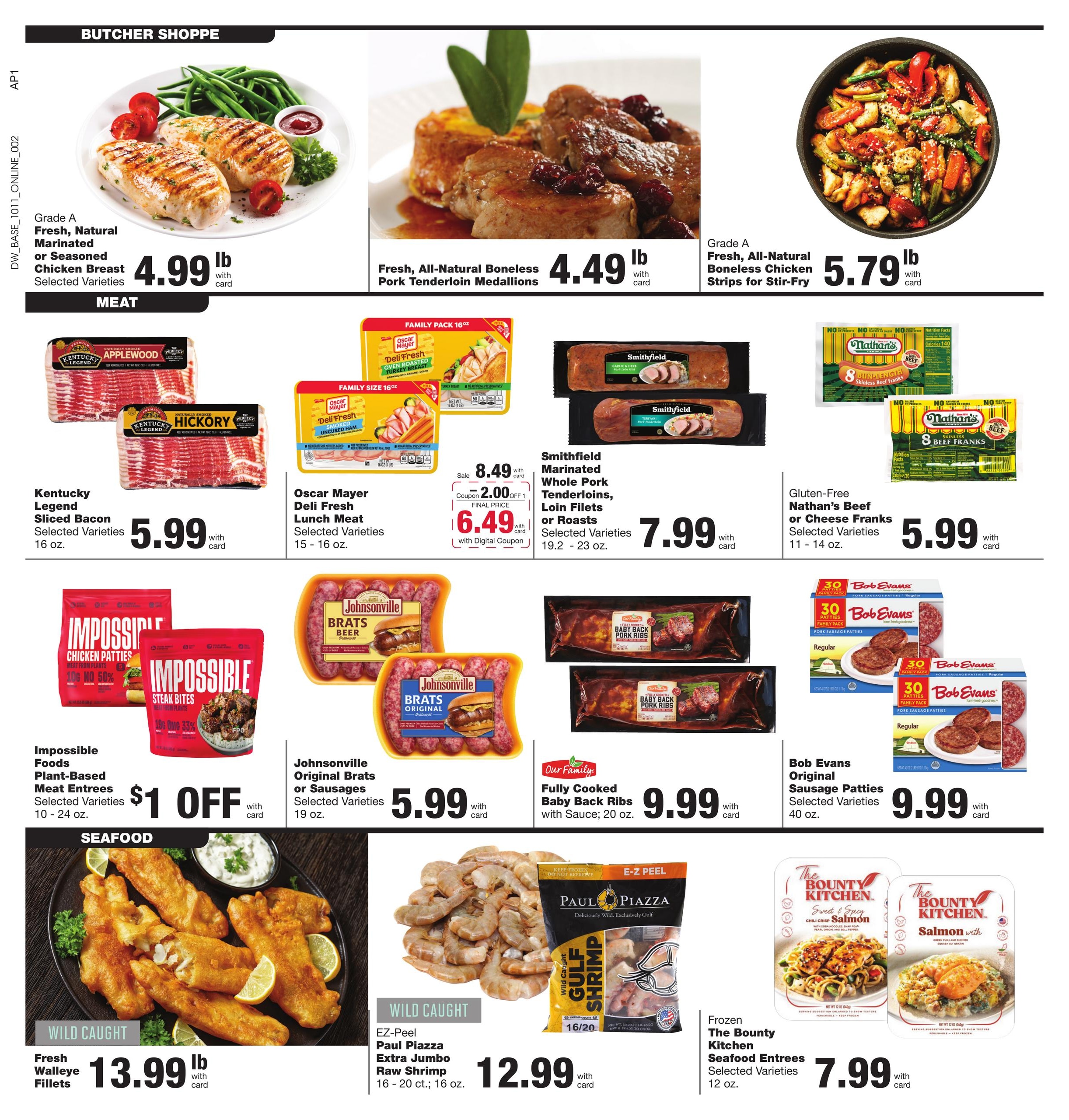 D&W Fresh Market Weekly Ad October 11 - 17, 2026