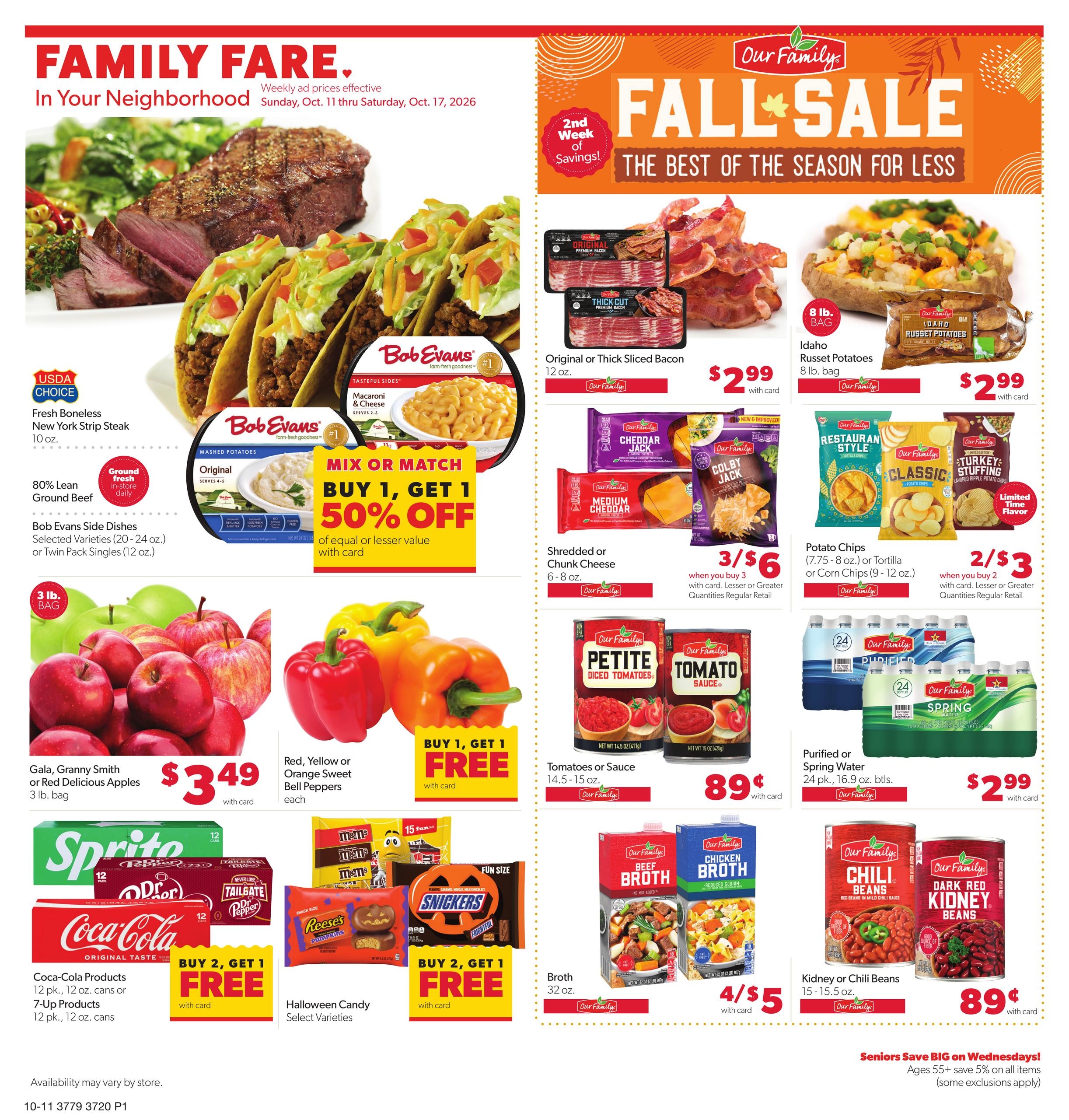 Family Fare (Bellevue Area, NE) Weekly Ad October 11 - 17, 2026