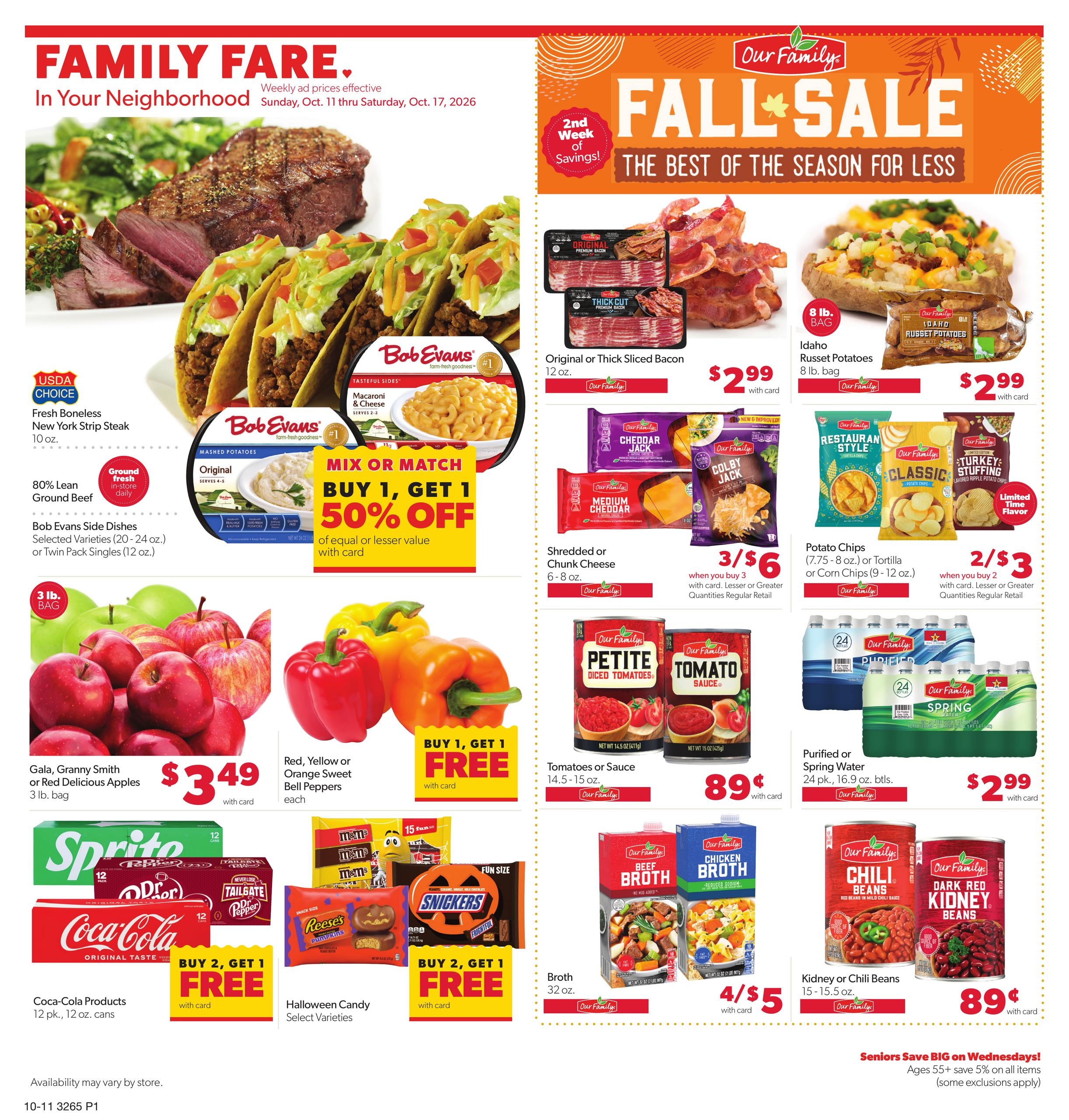 Family Fare (Caputa Area, SD) Weekly Ad October 11 - 17, 2026