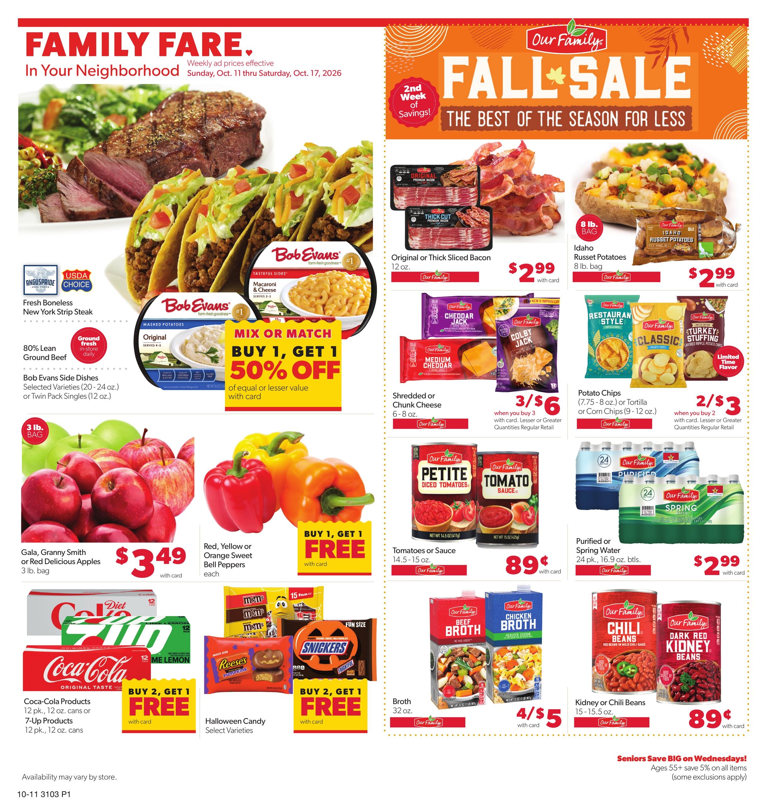 Family Fare (Belfield Area, ND) Weekly Ad October 11 - 17, 2026