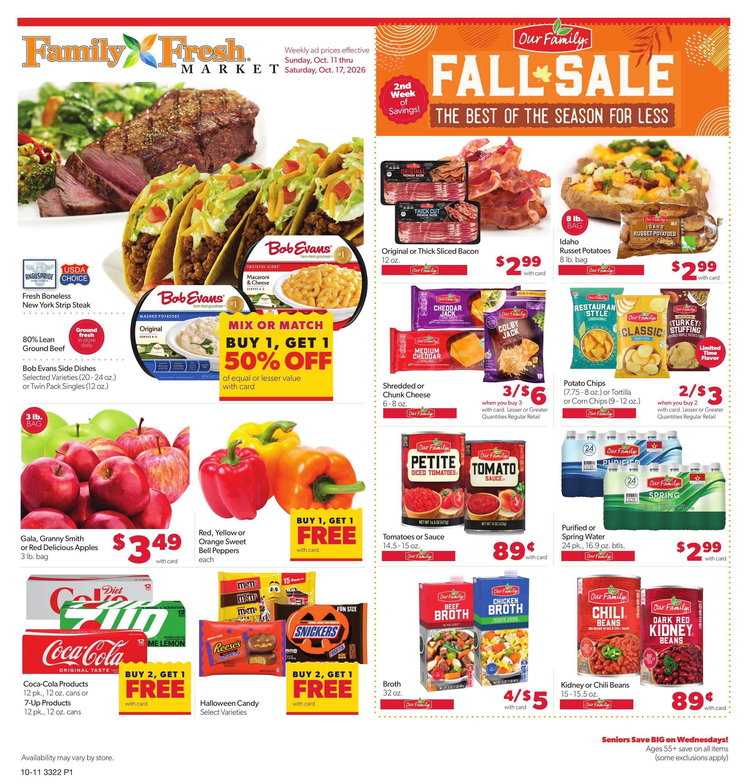 Family Fresh Weekly Ad October 11 - 17, 2026