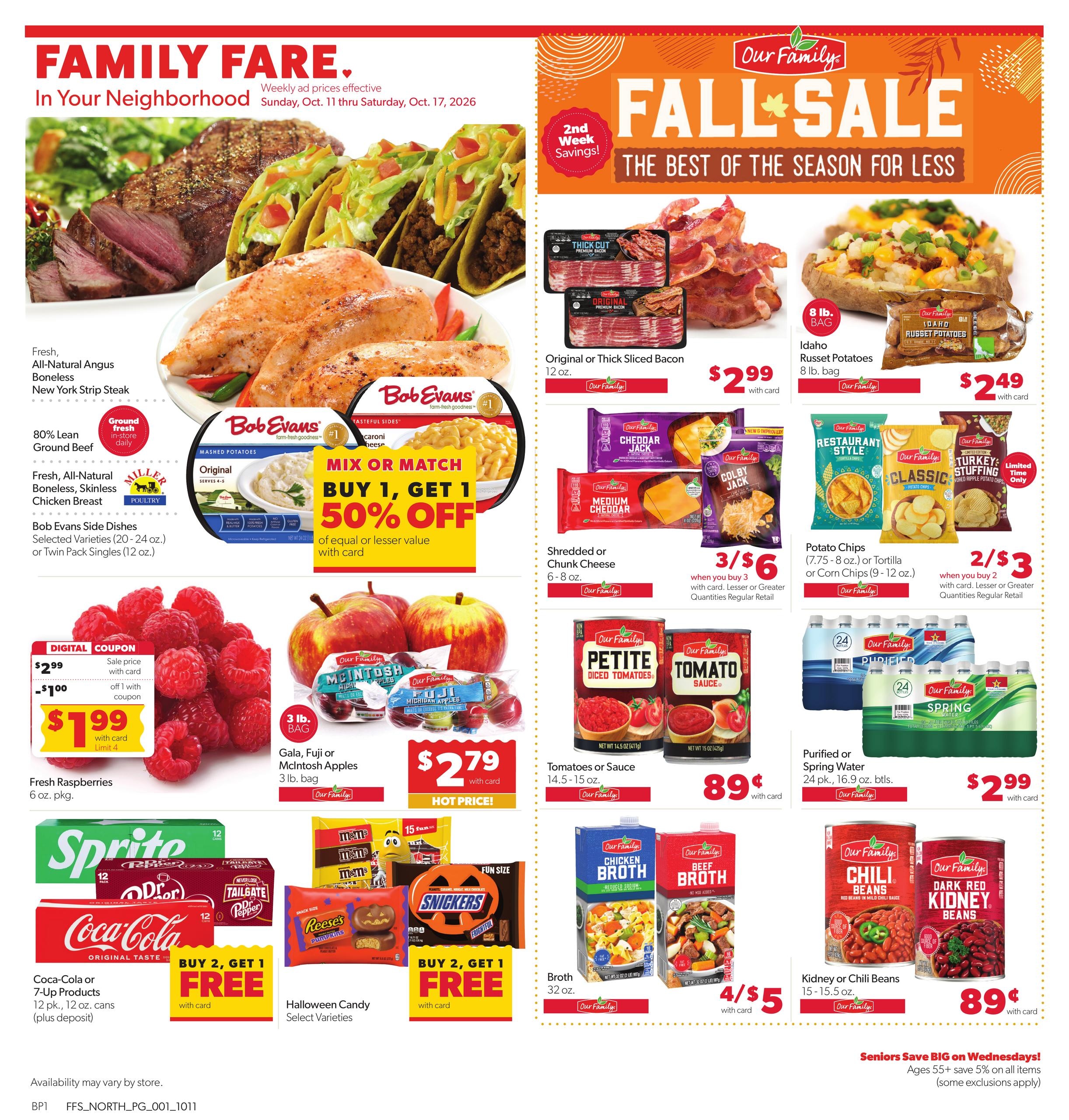 Family Fare (Kinross Area, MI) Weekly Ad October 11 - 17, 2026