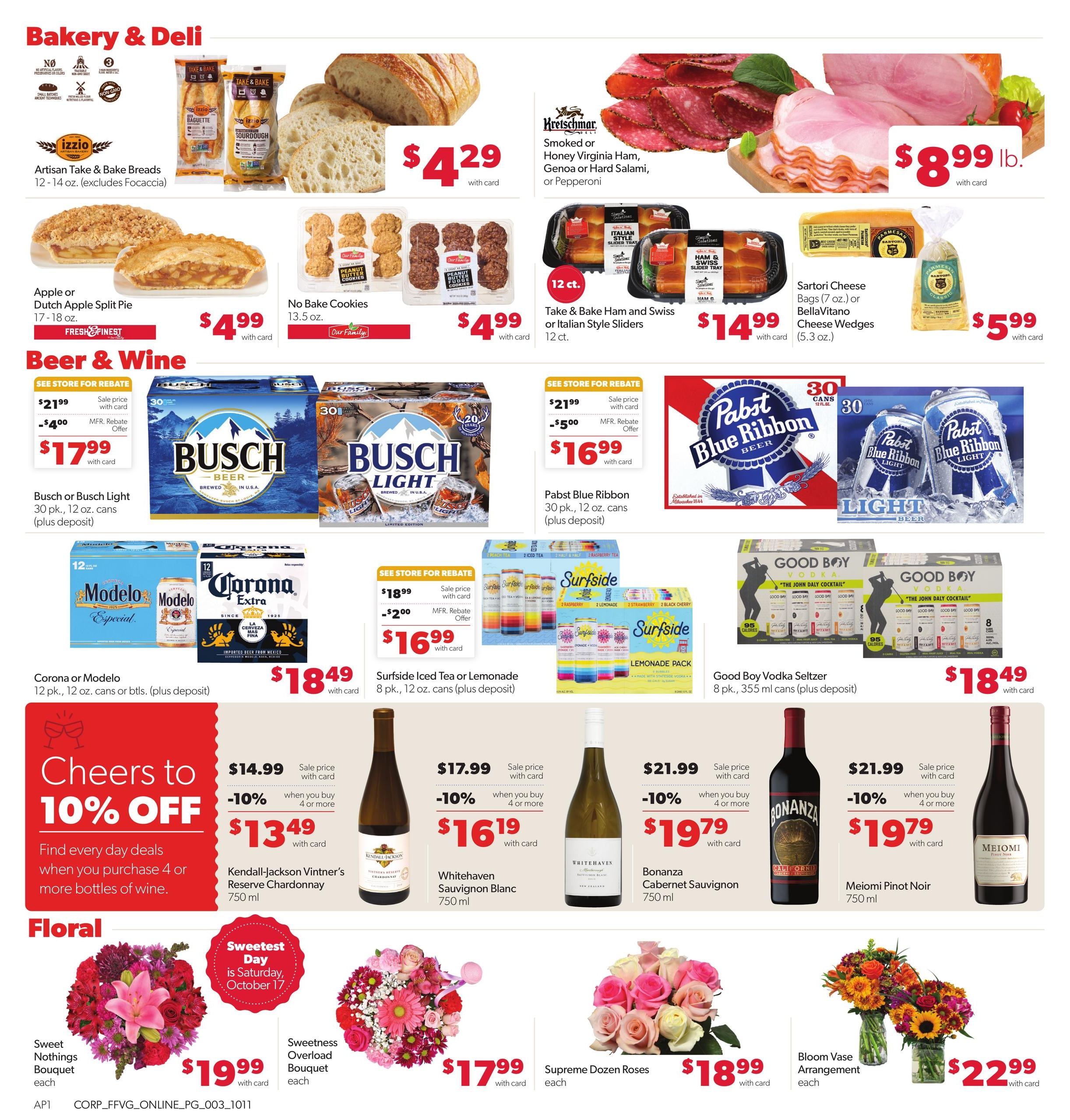 Family Fare (Kinross Area, MI) Weekly Ad October 11 - 17, 2026